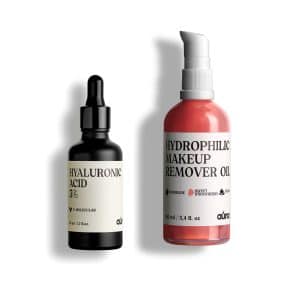 Auna Vegan Erdbeer-Reinigungsöl und Hyaluronsäure-Gel