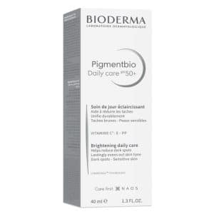 BIODERMA Pigmentbio Daily Care LSF50+ - Aufhellende Nachtcreme für zu Pigmentflecken neigende Haut mit Vitamin C