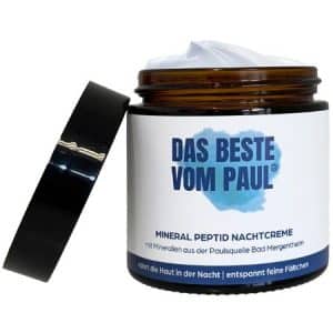 Das Beste vom Paul MINERAL PEPTIDE NACHTCREME glättet und entspannt kleine Fältchen mit "Bio Botox"