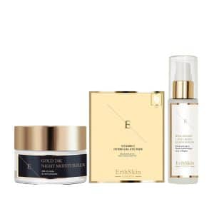 ErthSkin London Anti Falten Nachtfeuchtigkeitscreme + Serum + Augenpads set