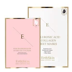 ErthSkin London Hyaluronsäure- und Kollagenmaske + Augenpads set