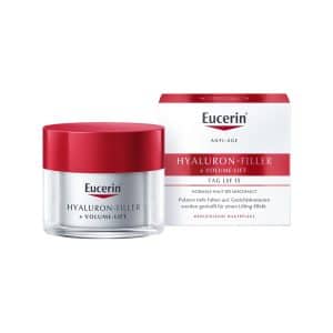 Eucerin Hyaluron-Filler Tagespflege für normale bis Mischhaut – Glättet Falten
