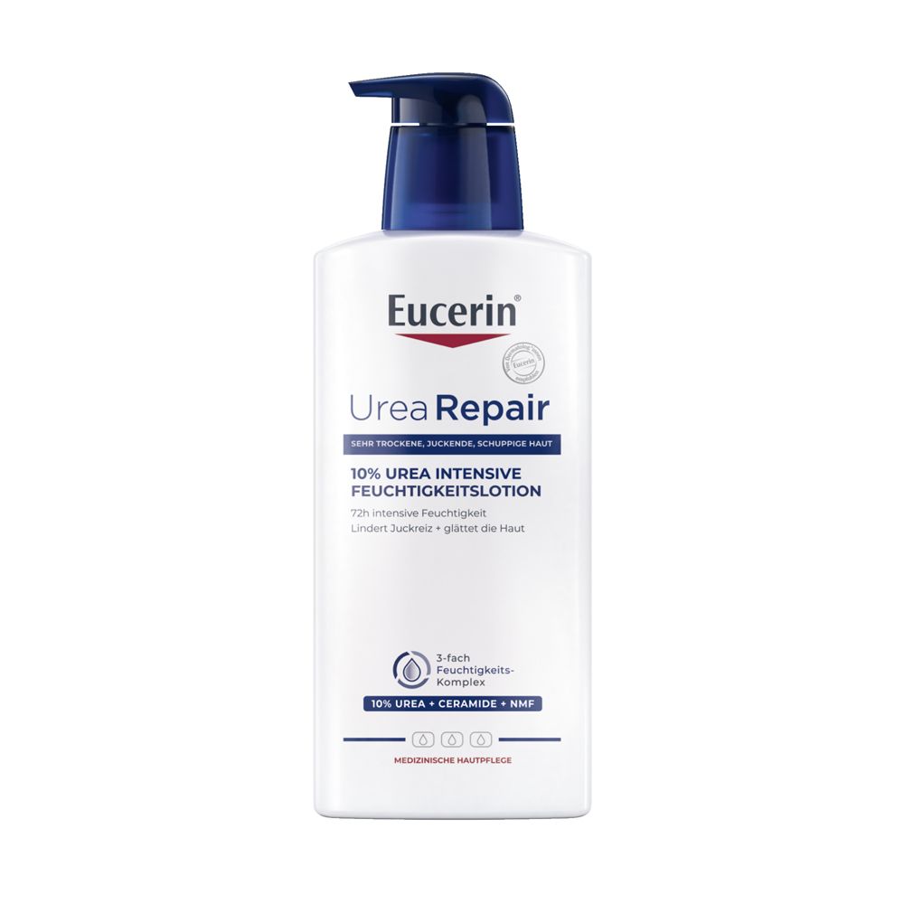 Eucerin® UreaRepair 10% Urea Intensive Feuchtigkeitslotion – Körperlotion für sehr trockene bis extrem trockene Haut - Jetzt 20% mit dem Code eucerin20 sparen*