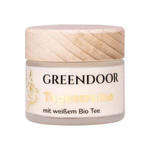 GREENDOOR Tagescreme mit weißem Bio Tee Extrakt
