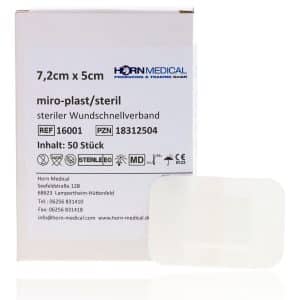 Horn Medical miro-plast Wundschnellverband steril 7