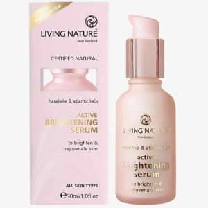 Living Nature certified natural Active Brightening Serum MHD 02.2025