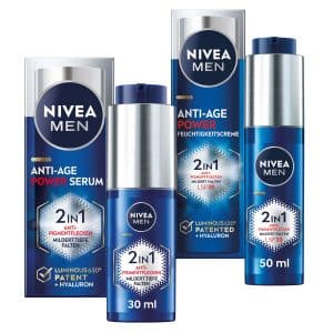NIVEA MEN Anti-Age 2in1 Power Serum + 24h Feuchtigkeitscreme LSF30 Set