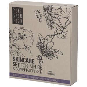 PURE SKIN FOOD Bio Skincare Set unreine & Mischhaut