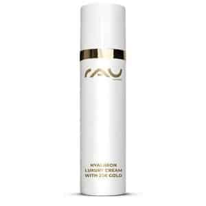 RAU Cosmetics Hyaluron Luxury Creme mit 23K Gold Tagespflege mit Aufpolsterungseffekt