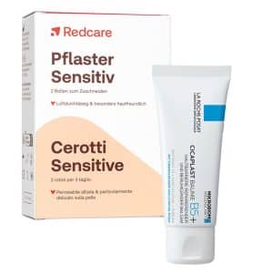 Redcare Pflaster Sensitiv + La Roche Posay Cicaplast Baume B5+: Reparierende Creme für geschädigte und irritierte Haut