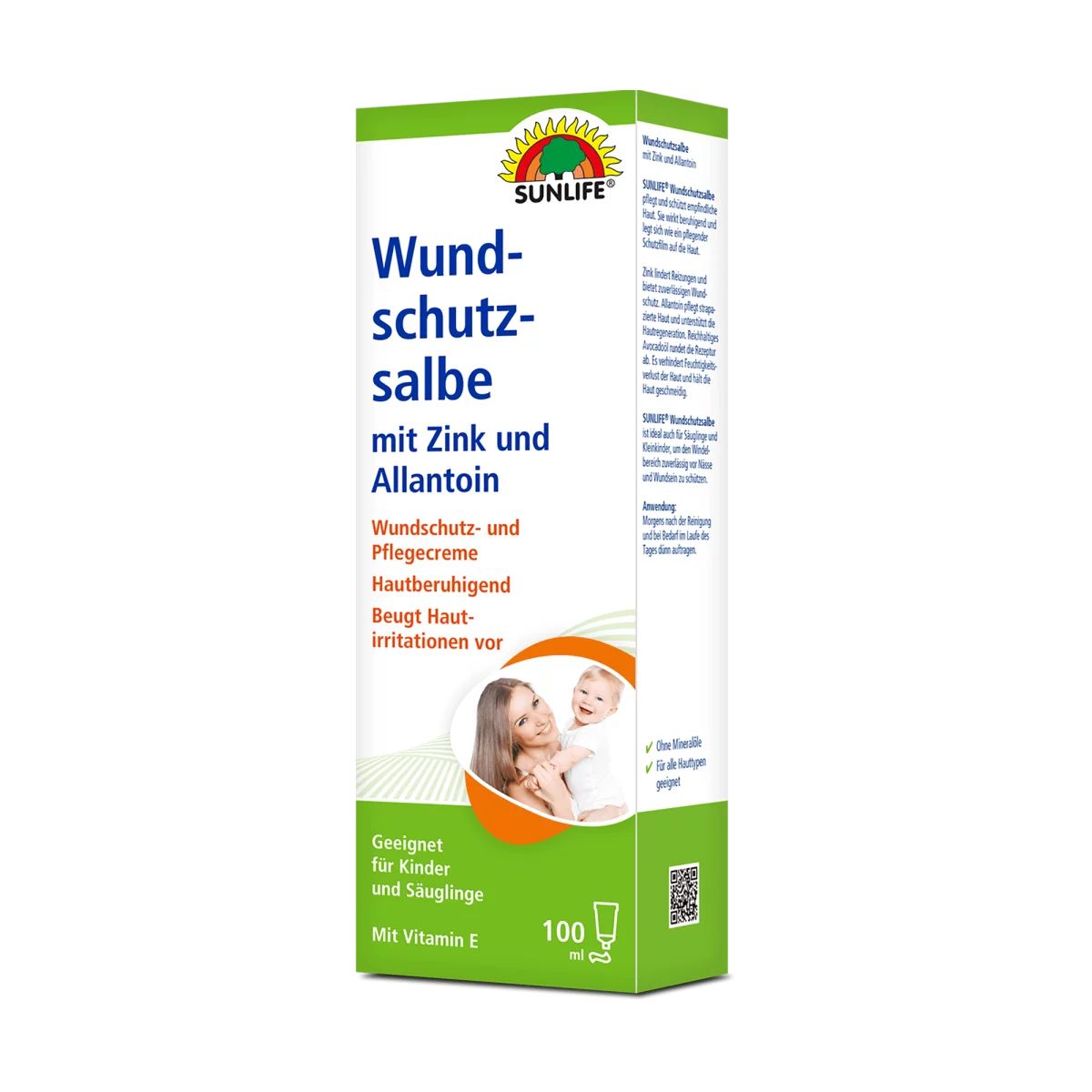 Sunlife Wundschutzsalbe mit Zink und Allantoin